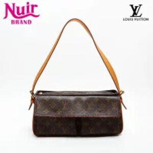 Louis Vuitton Monogram Viva Cite Shoulder Bag Brown